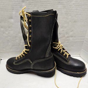 Black Wildland Fire Firefighting 834-6371 USA Made Footwear Mens Boots 11 M